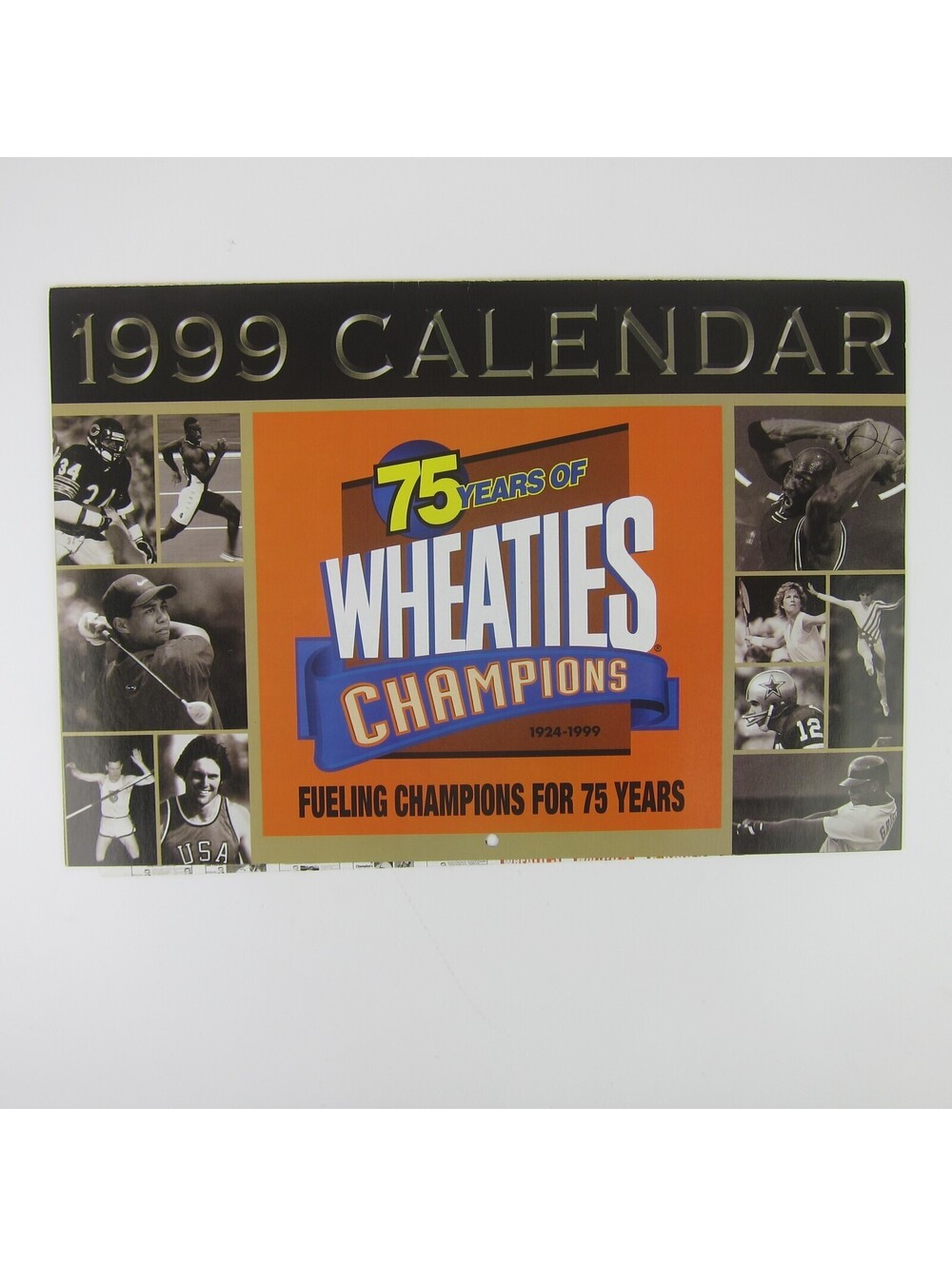 Vintage Wheaties Calendar 1999 Champions & Voting Poster 75 Years Of Champions